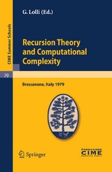 Recursion Theory and Computational Complexity - 