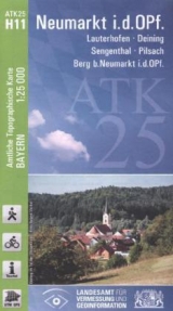 ATK25-H11 Neumarkt i.d.OPf. (Amtliche Topographische Karte 1:25000) - Breitband und Vermessung Landesamt für Digitalisierung  Bayern