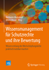 Wissensmanagement für Schutzrechte und ihre Bewertung - 