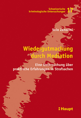 Wiedergutmachung durch Mediation - Veio Zanolini