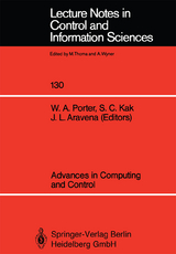 Advances in Computing and Control - 