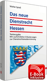 Das neue Dienstrecht Hessen inkl. erweitertem E-Book - Walter Spieß