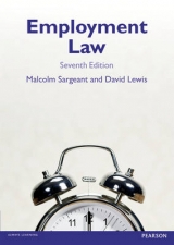 Employment Law - Sargeant, Malcolm; Lewis, David