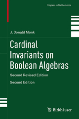 Cardinal Invariants on Boolean Algebras - J. Donald Monk