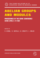 Abelian Groups and Modules - 