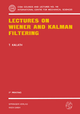 Lectures on Wiener and Kalman Filtering - Kailath, T.