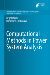 Computational Methods in Power System Analysis - Reijer Idema, Domenico J.P. Lahaye