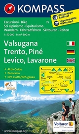 Valsugana - Trento - Piné - Levico - Lavarone - KOMPASS-Karten GmbH