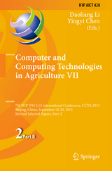 Computer and Computing Technologies in Agriculture VII - 