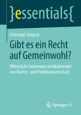 Gibt es ein Recht auf Gemeinwohl? - Christoph Strünck