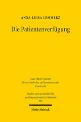 Die Patientenverfügung - Anna-Luisa Lemmerz