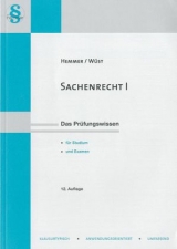 Sachenrecht I - Karl-Edmund Hemmer, Achim Wüst