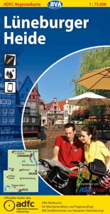 ADFC-Regionalkarte Lüneburger Heide mit Tagestouren-Vorschlägen, 1:75.000, reiß- und wetterfest, GPS-Tracks Download - 