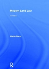 Modern Land Law - Dixon, Martin