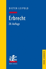 Erbrecht - Dieter Leipold