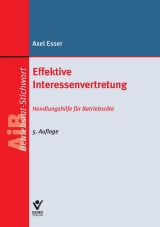 Effektive Interessenvertretung - Axel Esser