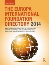 The Europa International Foundation Directory 2014 - Publications, Europa