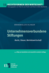 Unternehmensverbundene Stiftungen - Klinger, Thomas; Brandmüller, Gerhard