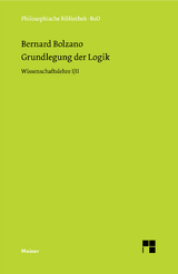 Grundlegung der Logik - Bernard Bolzano