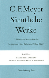 Gedichte - Meyer, Conrad Ferdinand; Zeller, Hans