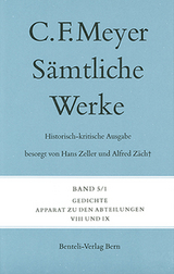 Gedichte - Meyer, Conrad Ferdinand; Zeller, Hans