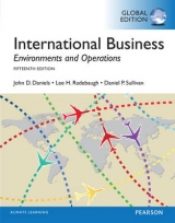 International Business, Global Edition - Daniels, John D.; Radebaugh, Lee H.; Sullivan, Daniel