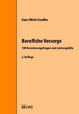 Berufliche Vorsorge - Hans-Ulrich Stauffer