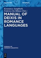 Manual of Deixis in Romance Languages - 