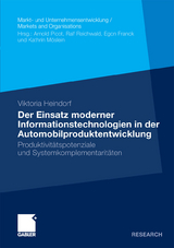 Der Einsatz moderner Informationstechnologien in der Automobilproduktentwicklung - Viktoria Heindorf