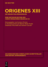 Origenes: Werke / Die neuen Psalmenhomilien -  Origenes