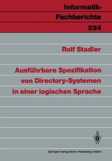 Ausführbare Spezifikation von Directory-Systemen in einer logischen Sprache - Rolf Stadler