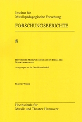 Historische Musikpädagogik als ein Thema des Musikunterrichts - Martin Weber