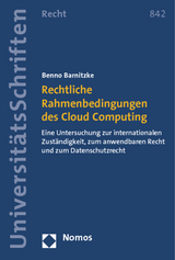 Rechtliche Rahmenbedingungen des Cloud Computing - Benno Barnitzke