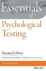 Essentials of Psychological Testing - Urbina, Susana