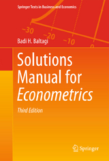 Solutions Manual for Econometrics - Baltagi, Badi H.