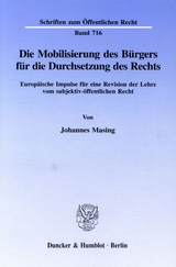 Die Mobilisierung des Bürgers für die Durchsetzung des Rechts. - Johannes Masing