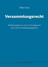 Versammlungsrecht - Volker Stein