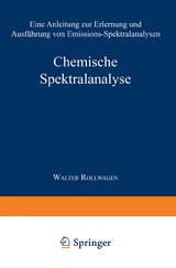 Chemische Spektralanalyse - Seith, Wolfgang