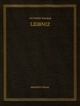 Gottfried Wilhelm Leibniz: Sämtliche Schriften und Briefe. Philosophischer Briefwechsel / 1695-1700 - 