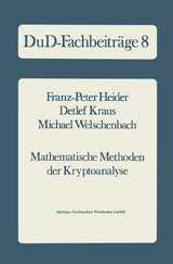 Mathematische Methoden der Kryptoanalyse - Franz-Peter Heider