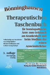 Bönninghausen -- Therapeutisches Taschenbuch - Clemens Von Boenninghausen, Michael Hoffmann, Lothar Georg Kampe