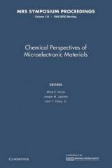 Chemical Perspectives of Microelectronic Materials: Volume 131 - Gross, Mihal E.; Jasinski, Joseph M.; Yates, Jr, John T.