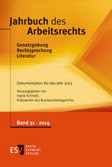 Jahrbuch des Arbeitsrechts. Gesetzgebung - Rechtsprechung - Literatur.... / Jahrbuch des Arbeitsrechts - 