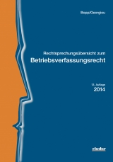 Rechtsprechungsübersicht zum BetrVR - Peter Bopp, Christina Georgiou