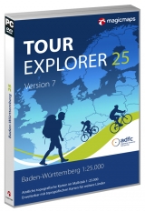 TOUR Explorer 25 Baden-Württemberg, Version 7.0, DVD-ROMs - 