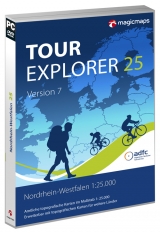 TOUR Explorer 25 Nordrhein-Westfalen, Version 7.0, DVD-ROMs - 