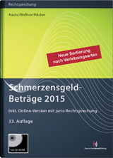 SchmerzensgeldBeträge 2015 - Hacks, Susanne; Wellner, Wolfgang; Häcker, Frank