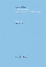 Kritische Robert-Walser-Ausgabe / Poetenleben - Robert, Walser; Sprünglin, Matthias