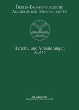 Berichte und Abhandlungen / Berichte und Abhandlungen. Band 16 - 