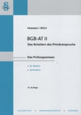 BGB AT II - Karl-Edmund Hemmer, Achim Wüst